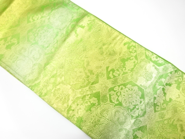 JAPANESE FUKURO OBI / WOVEN CHINESE FLOWER